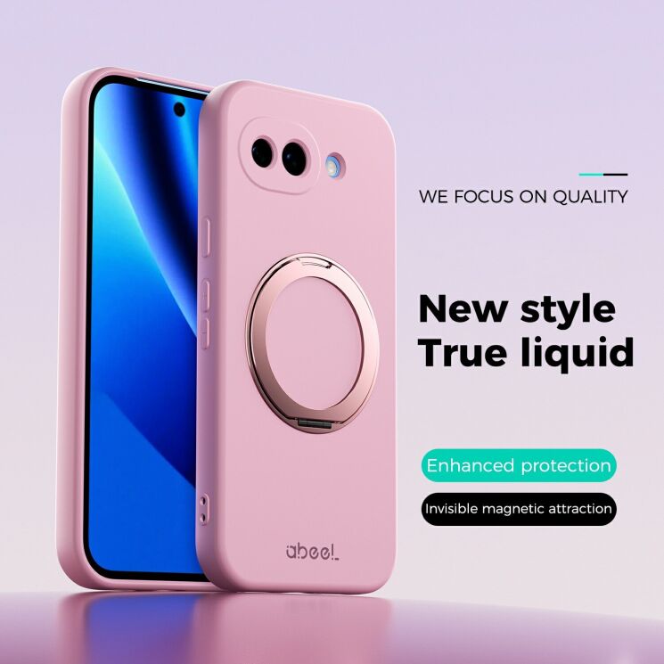 Захисний чохол ABEEL Lyra Skin Kickstand with MagSafe для Google Pixel 10a - Pink: фото 6 з 6