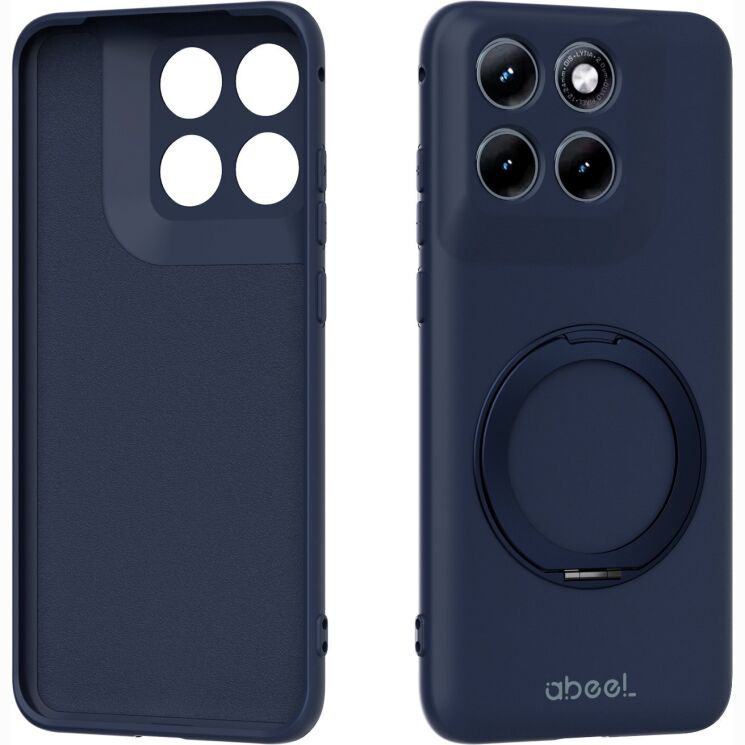 Захисний чохол ABEEL Lyra Skin Kickstand with MagSafe для Motorola Edge 70 Fusion - Dark Blue: фото 1 з 8