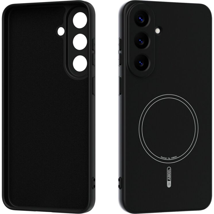Защитный чехол ABEEL Lyra Skin with MagSafe для Samsung Galaxy S26 FE - Black: фото 1 из 7