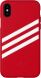 Захисний чохол Adidas 3-Stripes Snap для Apple iPhone X / iPhone XS (CJ1292) - Red (136293RR). Фото 2 з 13