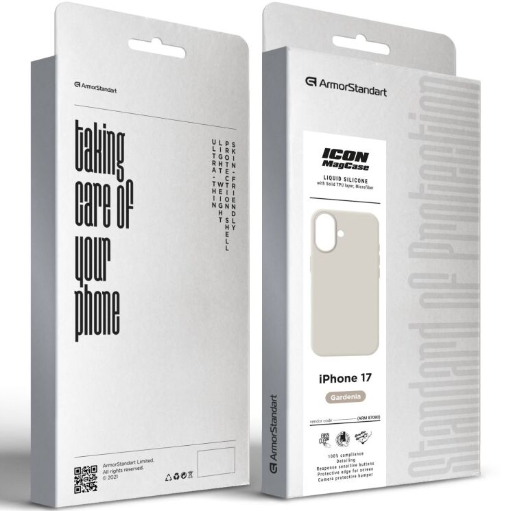 Захисний чохол ArmorStandart ICON2 MagSafe для iPhone 17 - Gardenia: фото 2 з 2