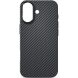 Защитный чехол ArmorStandart LikeCarbon2 MagCase для Apple iPhone 16 - Black (366463B). Фото 1 из 2