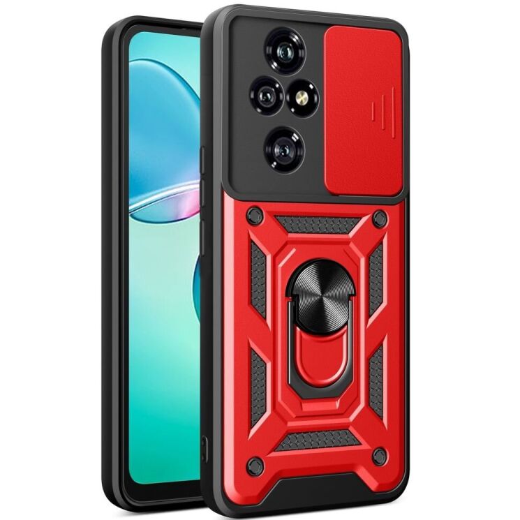 Захисний чохол Deexe Armor Shield для Honor 200 Pro - Red: фото 1 з 8