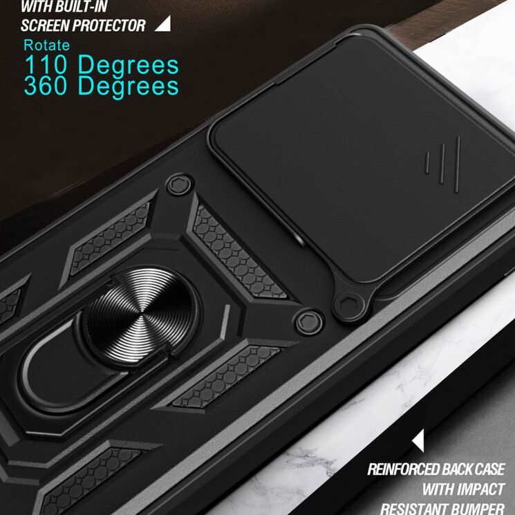 Захисний чохол Deexe Armor Shield для Motorola Edge 60 Pro - Black: фото 9 з 10