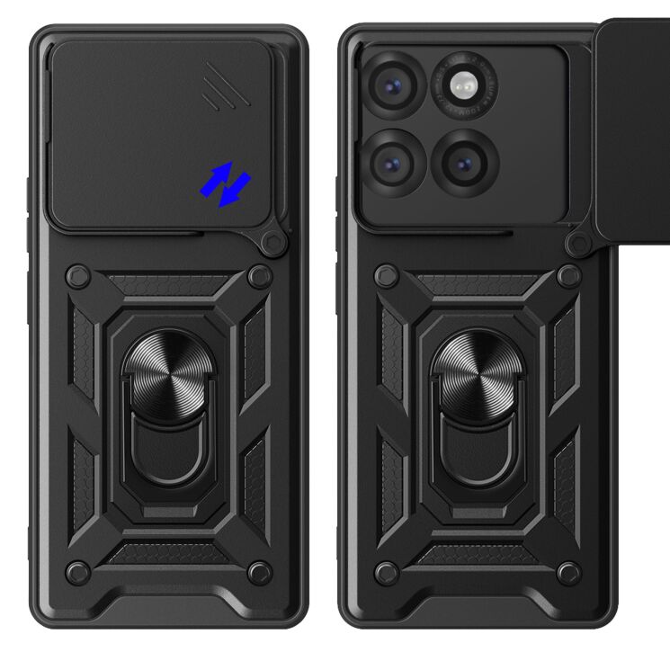 Захисний чохол Deexe Armor Shield для Motorola Edge 60 Pro - Black: фото 10 з 10