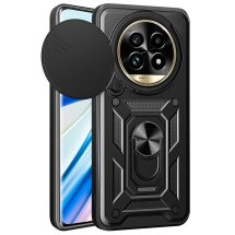 Защитный чехол Deexe Armor Shield для Realme 13 Pro / 13 Pro Plus - Black: фото 1 из 9
