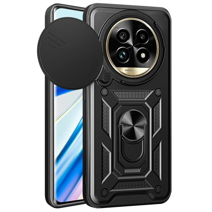Защитный чехол Deexe Armor Shield для Realme 13 Pro / 13 Pro Plus - Black: фото 1 из 9