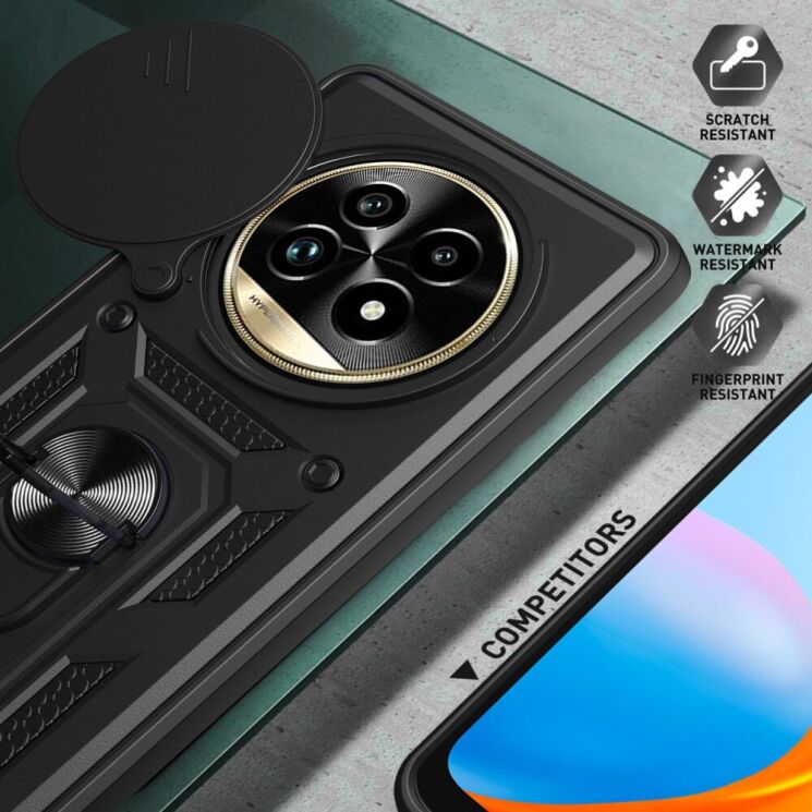 Защитный чехол Deexe Armor Shield для Realme 13 Pro / 13 Pro Plus - Black: фото 4 из 9