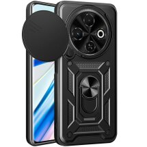 Защитный чехол Deexe Armor Shield для TECNO Spark 30C - Black: фото 1 из 9