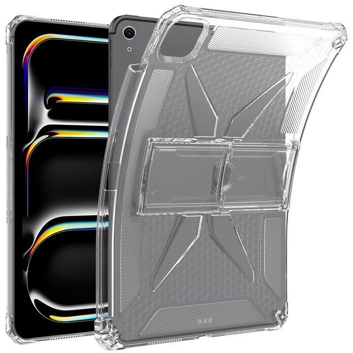 Защитный чехол Deexe Astro Deck для Apple iPad Air 13 M3/M2 (2025/2024) / iPad Pro 12.9 (2020/2021/2022) - Transparent: фото 2 из 6