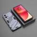 Защитный чехол Deexe Bibercas для Motorola Edge 50 Fusion - Grey (354232H). Фото 5 из 7