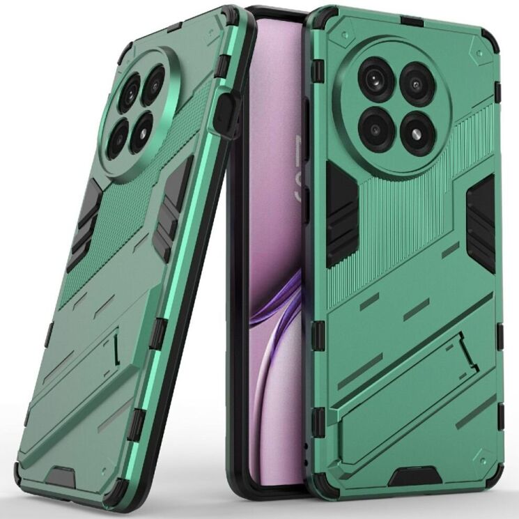 Защитный чехол Deexe Bibercas для OnePlus 13R / Ace 5 / Ace 5 Pro - Green: фото 1 из 7