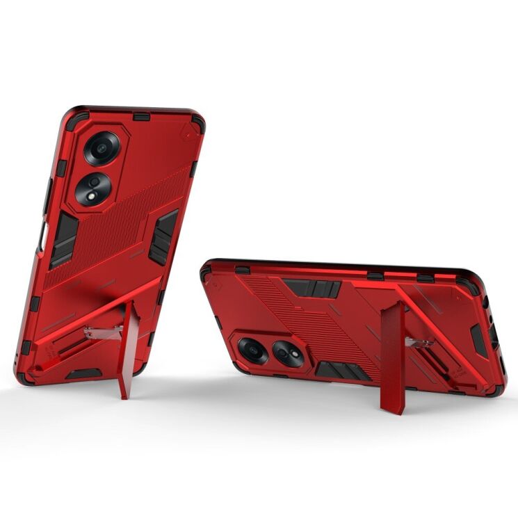 Защитный чехол Deexe Bibercas для OPPO A58 - Red: фото 2 из 7