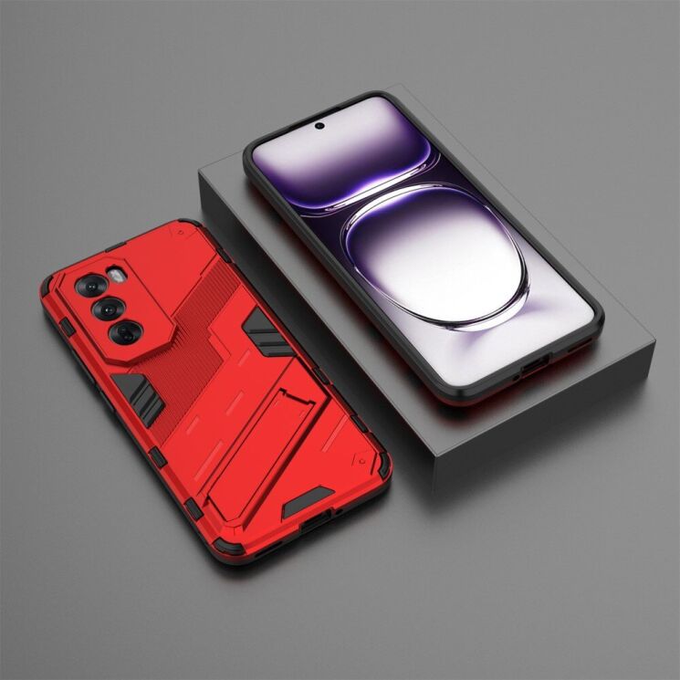 Защитный чехол Deexe Bibercas для OPPO Reno 12 - Red: фото 6 из 7