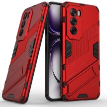 Защитный чехол Deexe Bibercas для OPPO Reno 12 - Red: фото 1 из 7