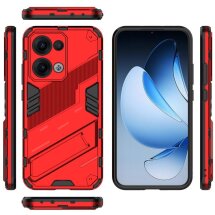 Защитный чехол Deexe Bibercas для OPPO Reno 13 5G - Red: фото 1 из 8