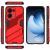 Защитный чехол Deexe Bibercas для OPPO Reno 13 5G - Red: фото 1 из 8