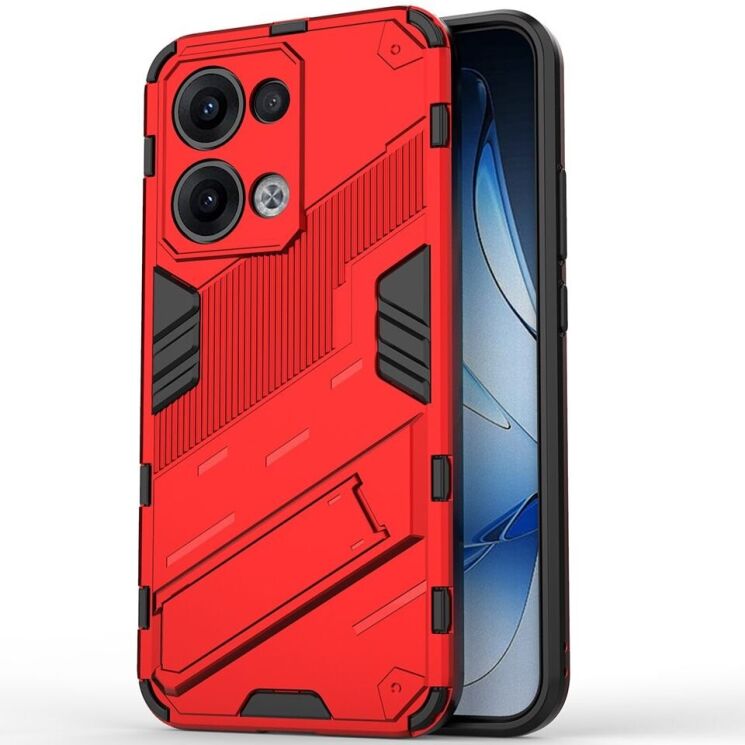 Защитный чехол Deexe Bibercas для OPPO Reno 13 5G - Red: фото 2 из 8