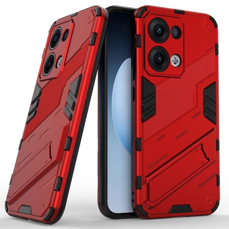 Защитный чехол Deexe Bibercas для OPPO Reno 13 5G - Red: фото 3 из 8