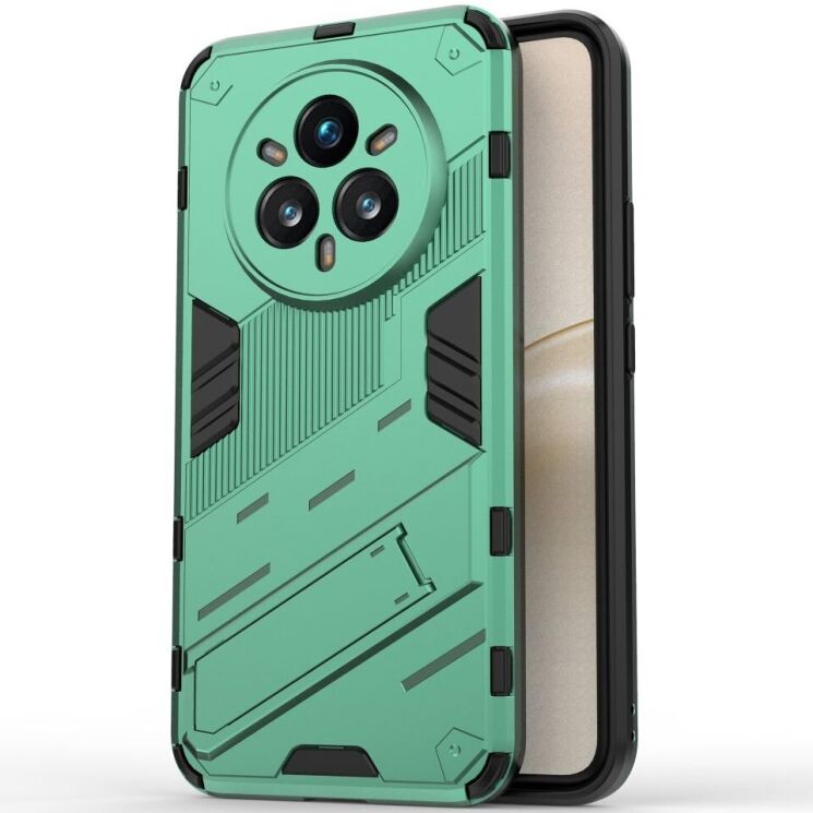 Защитный чехол Deexe Bibercas для Realme 14 Pro Plus - Green: фото 1 из 6