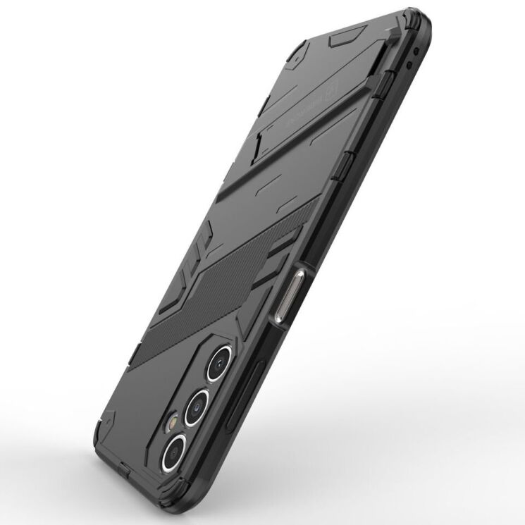 Захисний чохол Deexe Bibercas для Samsung Galaxy A14 (А145) - Black: фото 4 з 8
