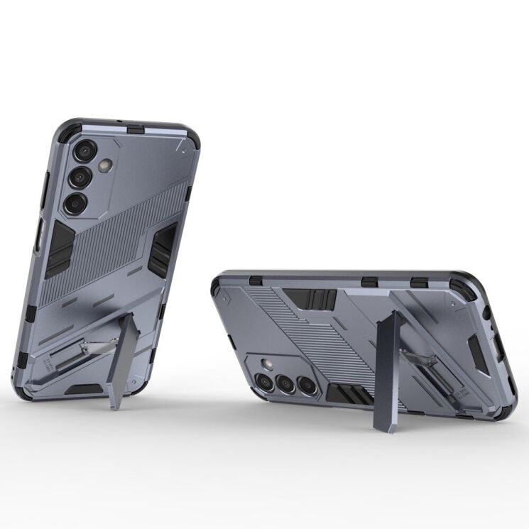 Захисний чохол Deexe Bibercas для Samsung Galaxy M15 (M156) - Dark Blue: фото 2 з 7