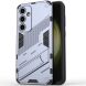Защитный чехол Deexe Bibercas для Samsung Galaxy S24 FE (S721) - Dark Blue (367513DB). Фото 2 из 7