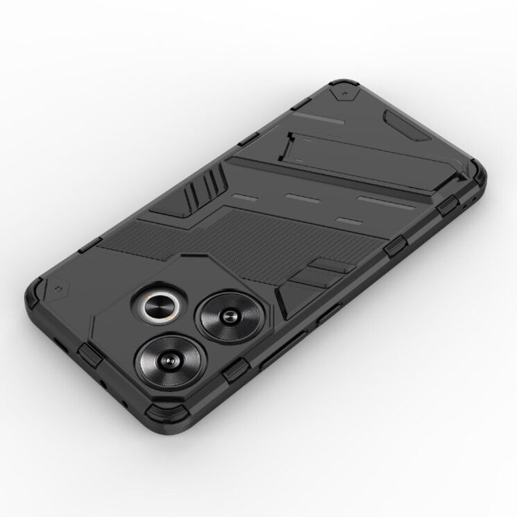 Защитный чехол Deexe Bibercas для Xiaomi Poco F6 - Black: фото 6 из 11