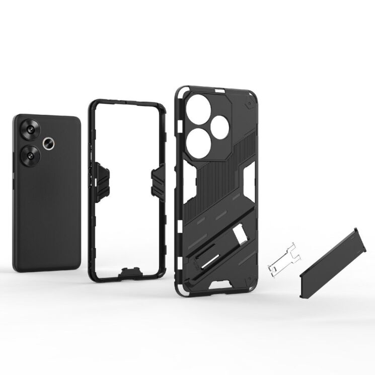 Защитный чехол Deexe Bibercas для Xiaomi Poco F6 - Red: фото 7 из 8