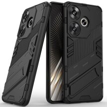 Защитный чехол Deexe Bibercas для Xiaomi Poco F6 - Black: фото 1 из 11
