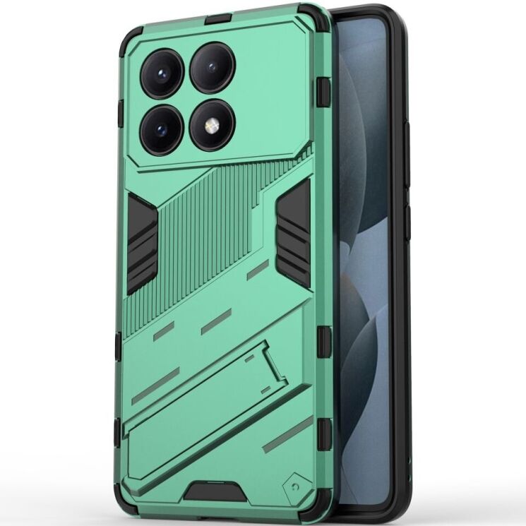Защитный чехол Deexe Bibercas для Xiaomi Poco X6 Pro - Green: фото 1 из 8