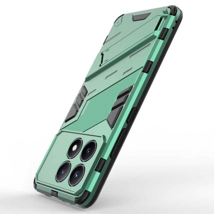 Защитный чехол Deexe Bibercas для Xiaomi Poco X6 Pro - Green: фото 3 из 8