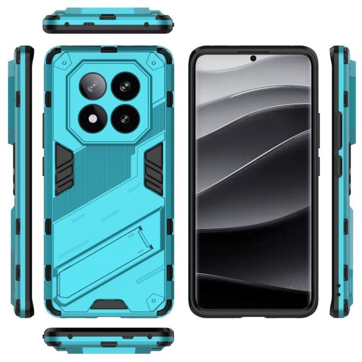 Защитный чехол Deexe Bibercas для Xiaomi Redmi Note 14 Pro Plus - Baby Blue: фото 4 из 6