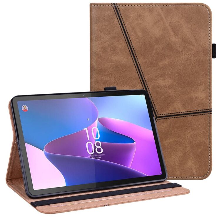 Защитный чехол Deexe Business Cover для Lenovo Tab P11 Pro Gen 2 - Brown: фото 1 из 11