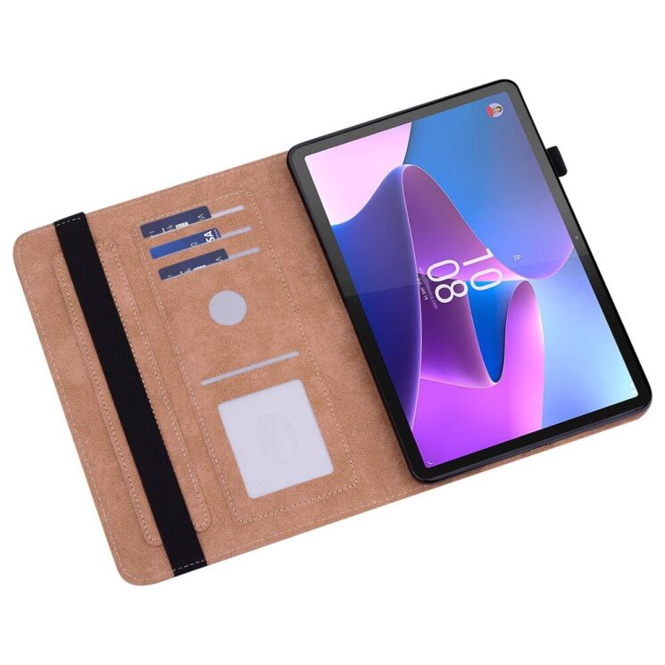 Защитный чехол Deexe Business Cover для Lenovo Tab P11 Pro Gen 2 - Brown: фото 3 из 11