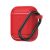 Защитный чехол Deexe Carbon Case для Apple AirPods 1 / 2 - Red: фото 1 из 12