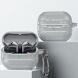 Захисний чохол Deexe Carbon Case для Samsung Galaxy Buds 3 / Buds 3 Pro - Light Grey (360905LH). Фото 2 з 8