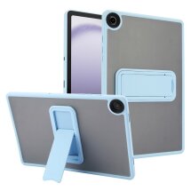 Защитный чехол Deexe Crystal Kickstand для Samsung Galaxy Tab A9 Plus (X210/216) - Baby Blue: фото 1 из 12