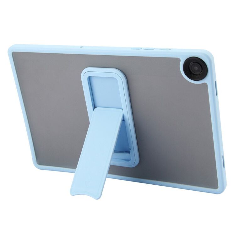 Защитный чехол Deexe Crystal Kickstand для Samsung Galaxy Tab A9 Plus (X210/216) - Baby Blue: фото 2 из 12