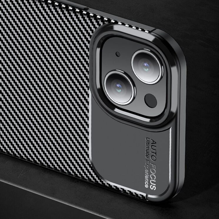 Защитный чехол Deexe Fusion для Apple iPhone 15 - Black: фото 7 из 7
