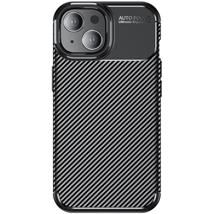 Защитный чехол Deexe Fusion для Apple iPhone 15 - Black: фото 1 из 7