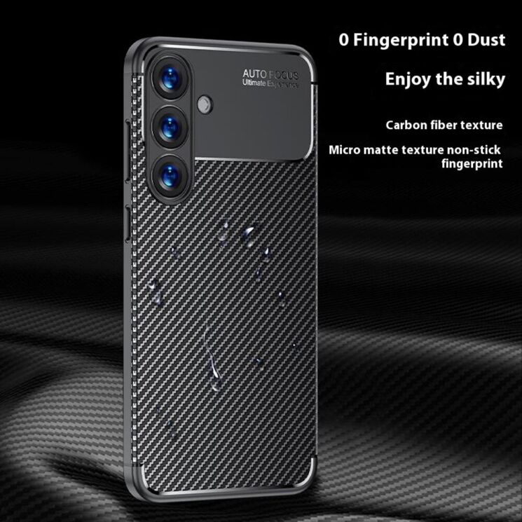 Захисний чохол Deexe Fusion для Samsung Galaxy S25 (S931) - Black: фото 6 з 8