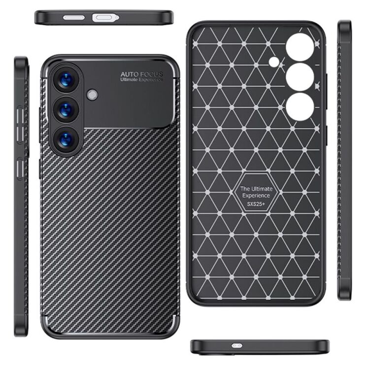 Захисний чохол Deexe Fusion для Samsung Galaxy S25 (S931) - Black: фото 4 з 8