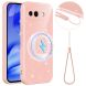 Захисний чохол Deexe Glitter Case with MagSafe для Google Pixel 10a - Pink (407325P). Фото 1 з 7