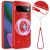 Захисний чохол Deexe Glitter Case with MagSafe для Google Pixel 11 Pro - Red: фото 1 з 7