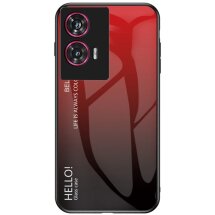 Защитный чехол Deexe Gradient Color для Motorola Edge 50 Fusion - Red / Black: фото 1 из 12