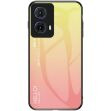 Защитный чехол Deexe Gradient Color для Motorola Moto G85 - Yellow (357050Y)
