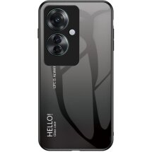 Защитный чехол Deexe Gradient Color для OPPO Reno 11F - Black / Grey: фото 1 из 7