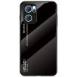 Защитный чехол Deexe Gradient Color для OPPO Reno 7 5G Chinese - Black (295700B)