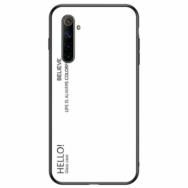 Защитный чехол Deexe Gradient Color для Realme 6 / 6s - White: фото 1 из 8